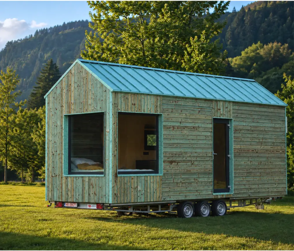 zen tiny house model azure mai aproape de natura