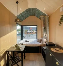 zen tiny house model azure interior
